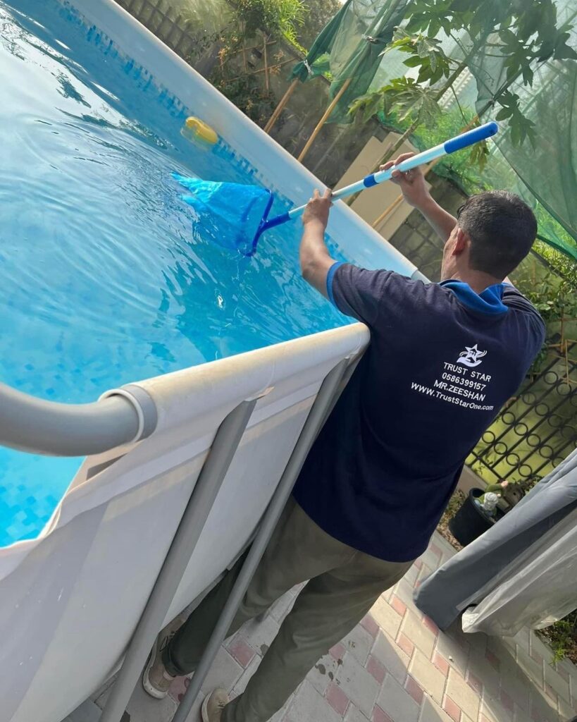 Expert swimming pool cleaning vs repair service in Dubai