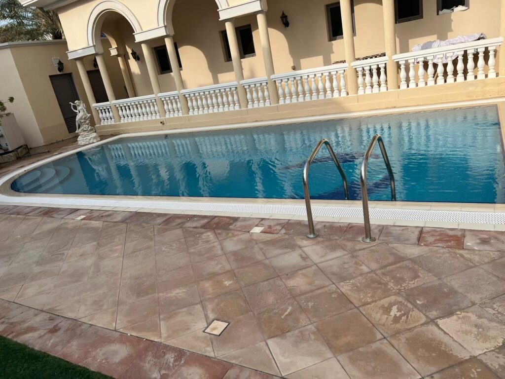 Swimming pools in Meadows Dubai maintained by professional pool technicians